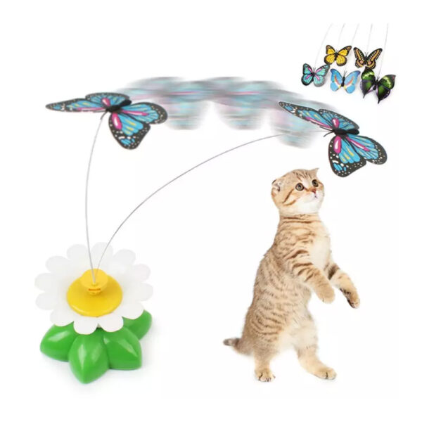 Mariposa Giratoria - Juguete Eléctrico para gatos