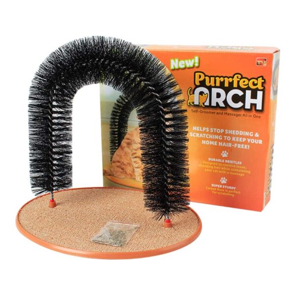 Arco Rascador para Gatos con Cepillo - Purrfect Arch