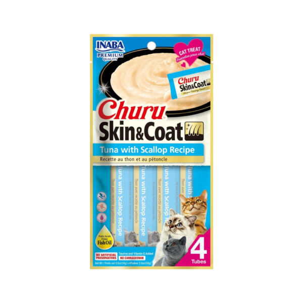 Churu Skin & Coat Tuna with Scallop Recipe